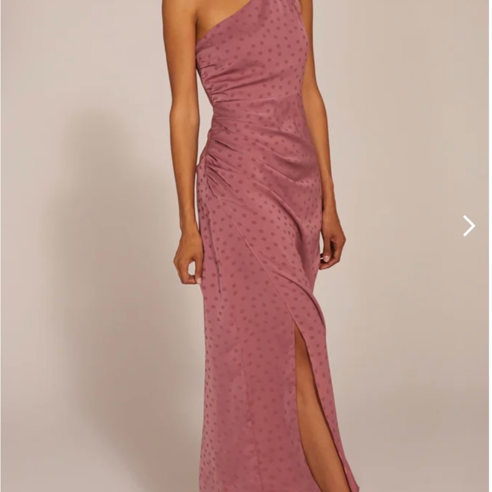 Favorite Daughter | Single Tables Dress | Anthropologie | | Mauve Polka Dot